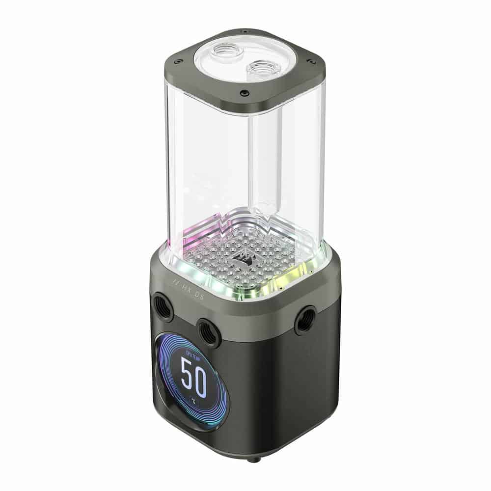 (image for) CORSAIR iCUE LINK XD5 RGB ELITE LCD Black Pump/Reservoir Combo